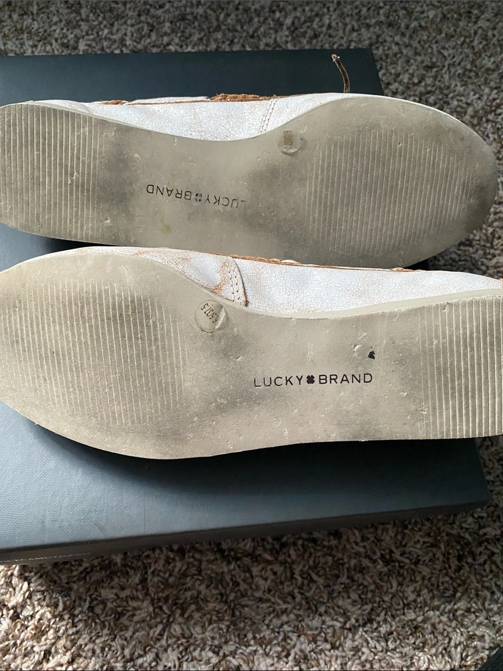 Lucky Brand metallic ivory